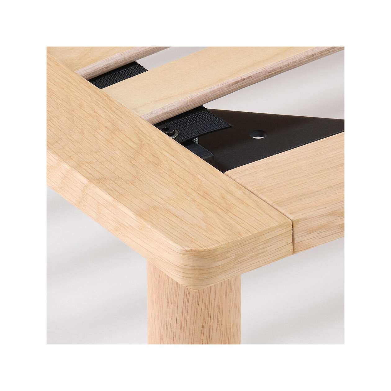 Łóżko systemowe podwójne king 182 x 202 cm dąb