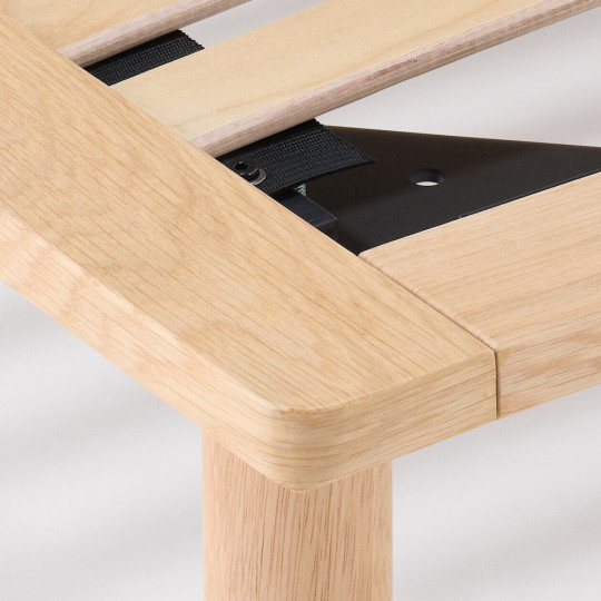 Łóżko systemowe podwójne king 182 x 202 cm dąb