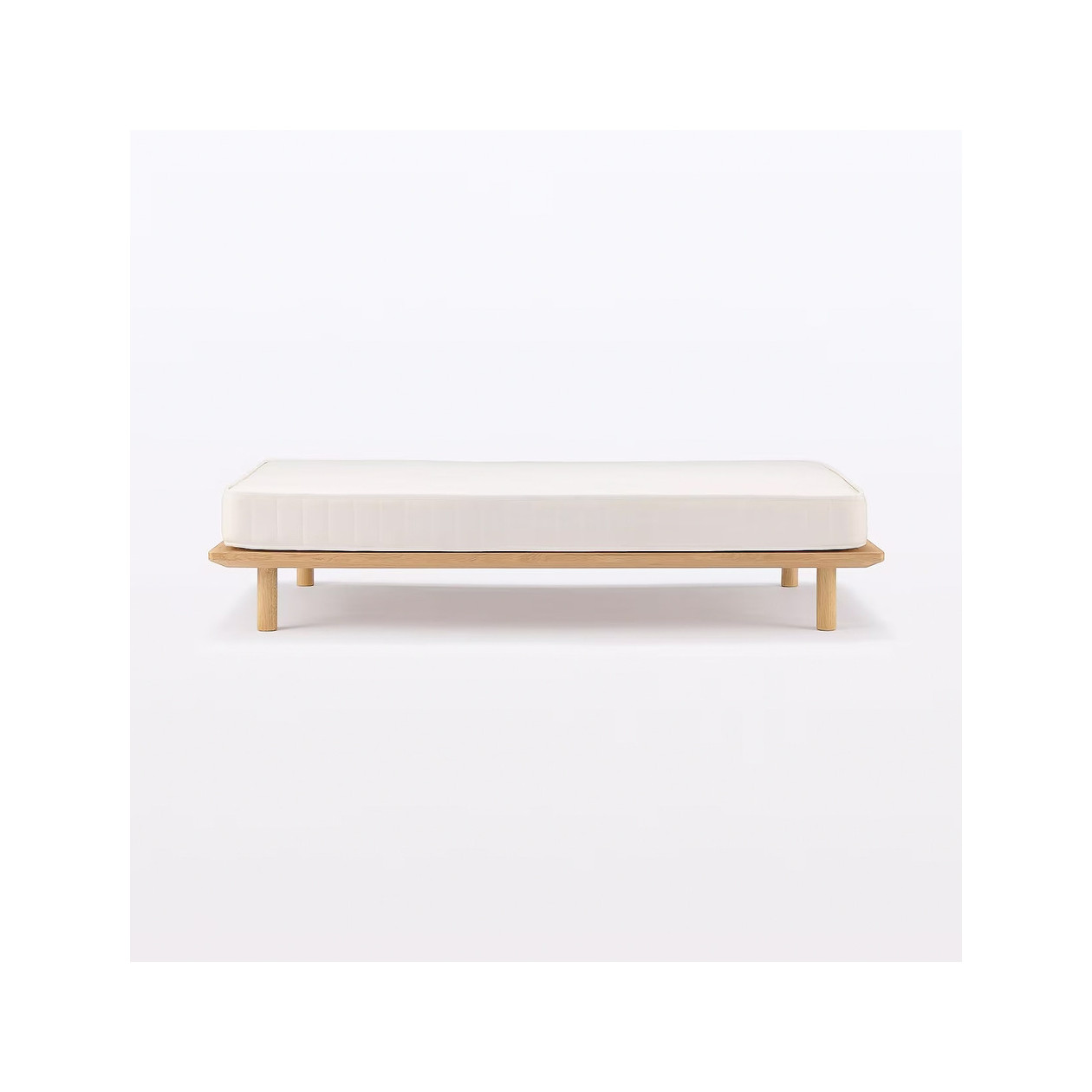Łóżko systemowe pojedyncze 103 x 202 cm dąb