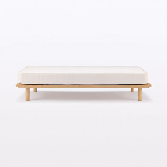 Łóżko systemowe pojedyncze 103 x 202 cm dąb