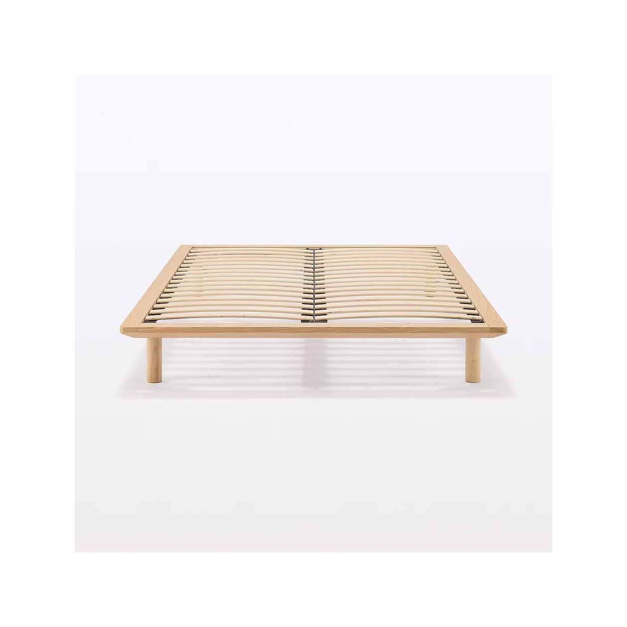 Łóżko systemowe podwójne 147 x 202 cm dąb