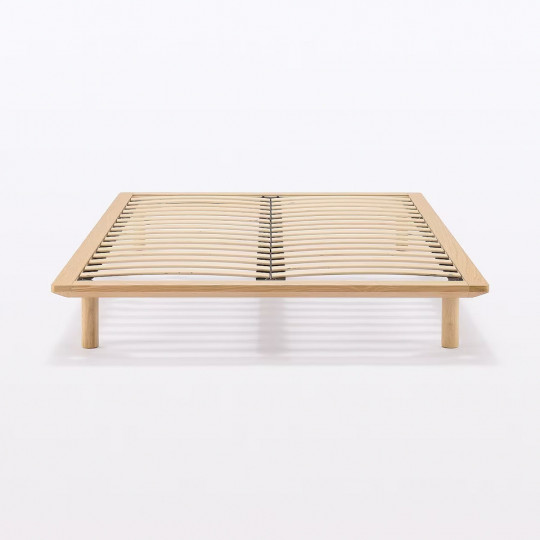 Łóżko systemowe podwójne 147 x 202 cm dąb