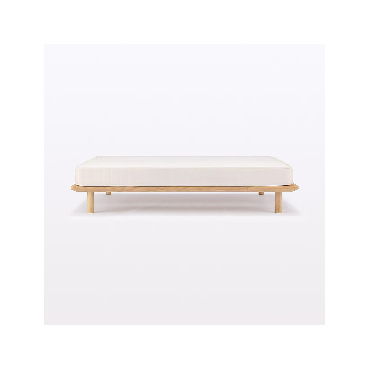 Łóżko systemowe podwójne 147 x 202 cm dąb