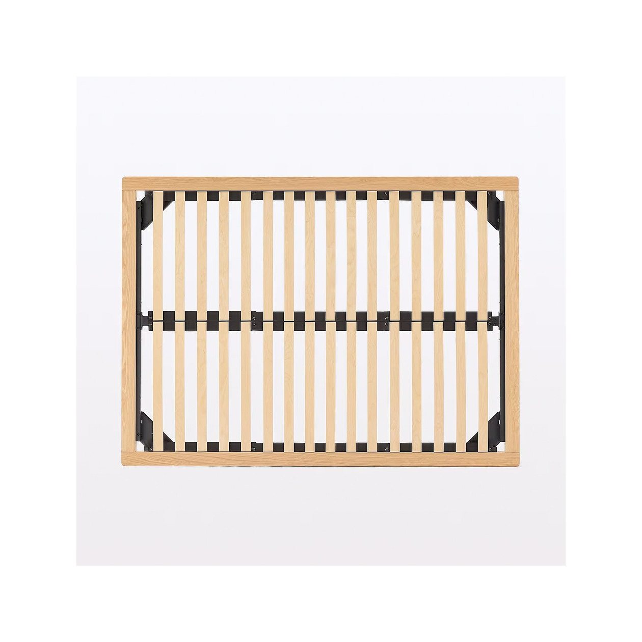 Łóżko systemowe podwójne 147 x 202 cm dąb