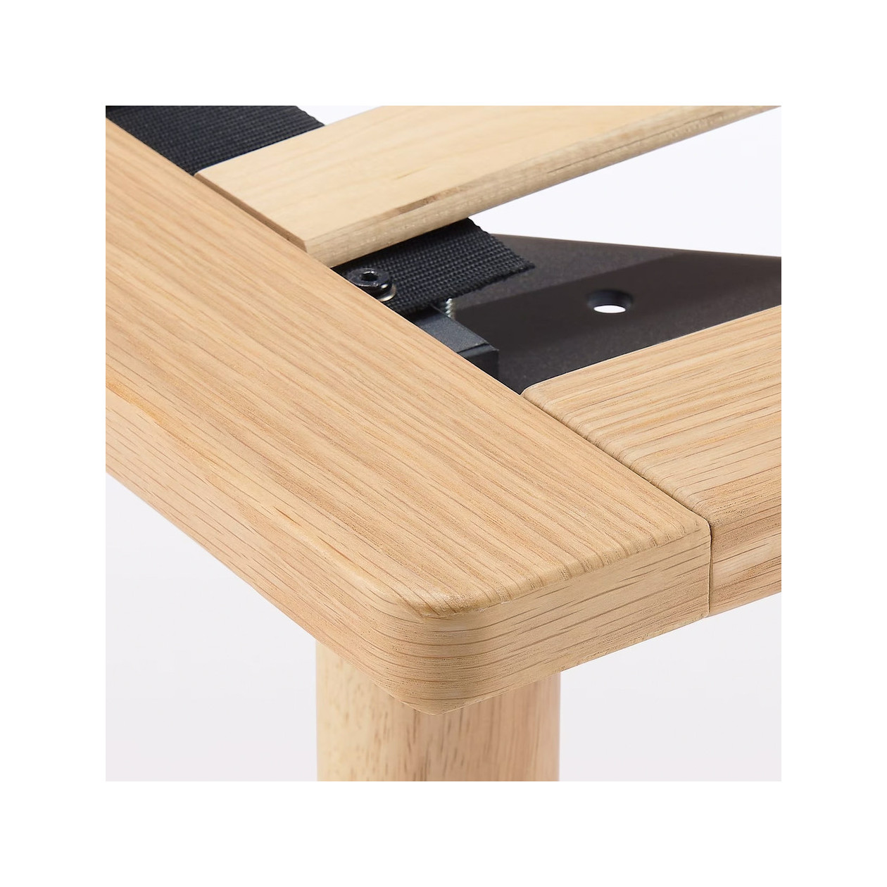 Łóżko systemowe podwójne 147 x 202 cm dąb