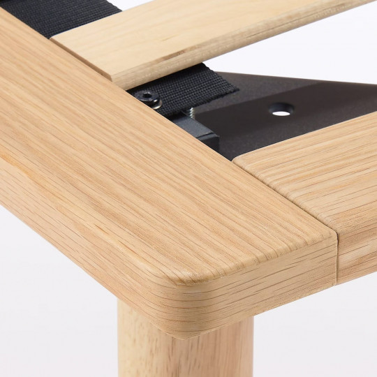 Łóżko systemowe podwójne 147 x 202 cm dąb