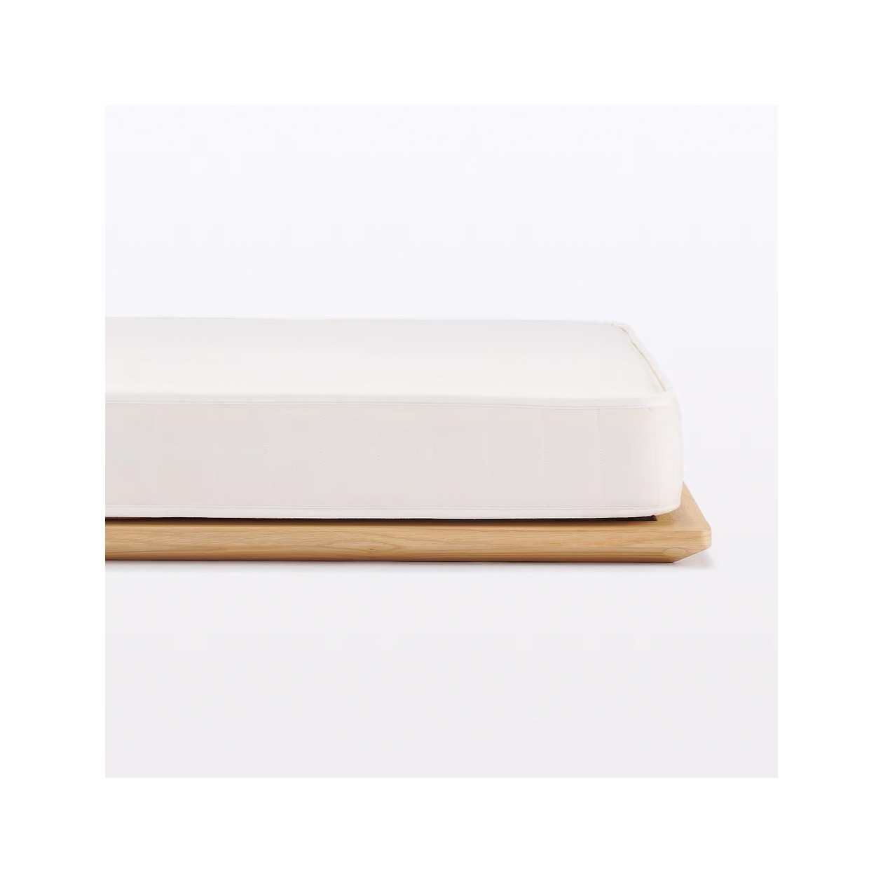 Łóżko systemowe podwójne 147 x 202 cm dąb