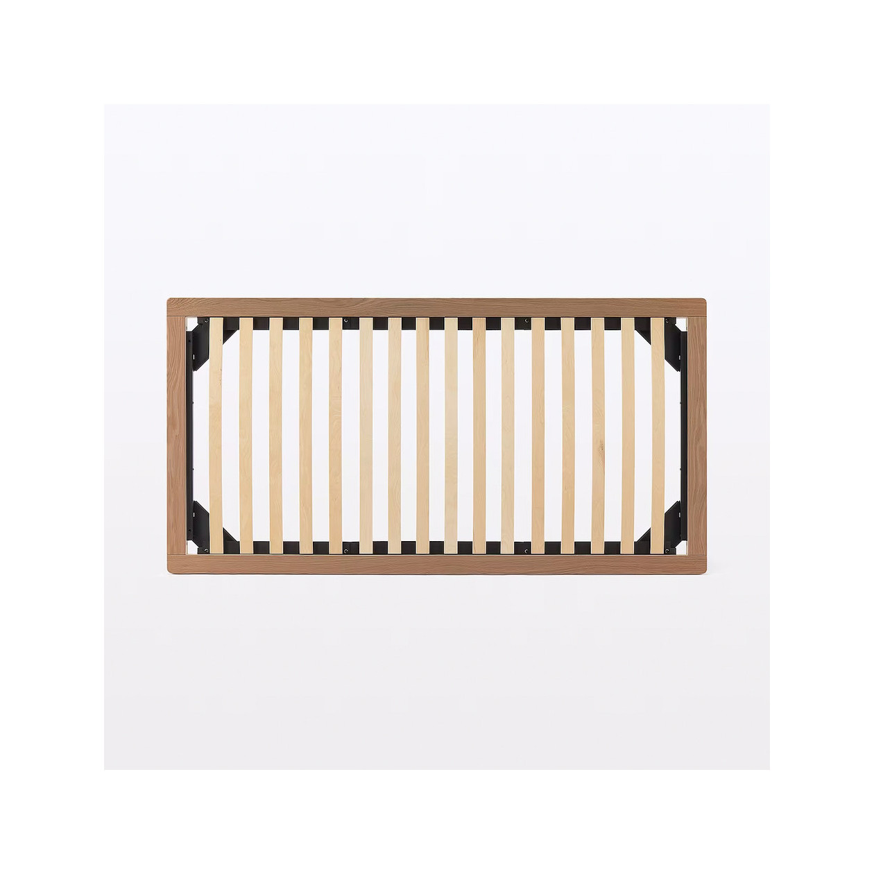 Łóżko systemowe pojedyncze 103 x 202 cm orzech