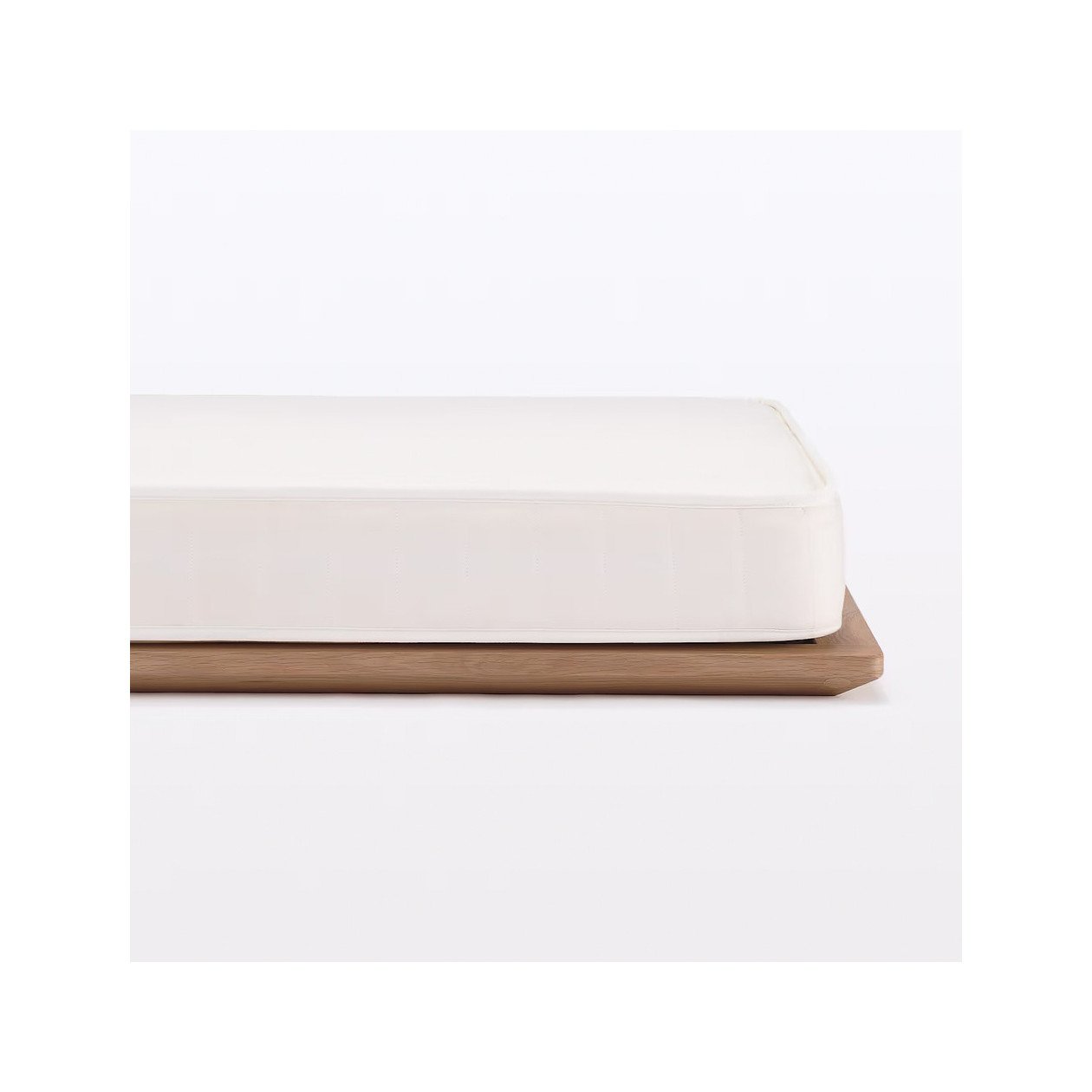 Łóżko systemowe pojedyncze 103 x 202 cm orzech