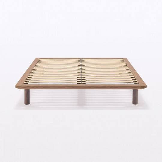 Łóżko systemowe podwójne 147 x 202 cm orzech