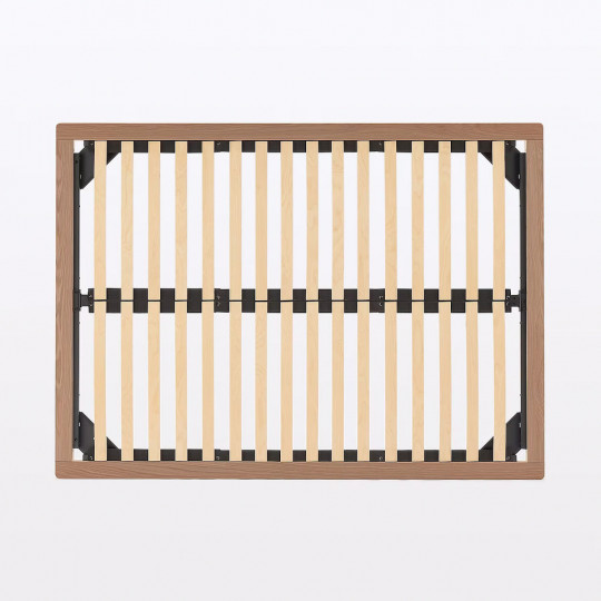 Łóżko systemowe podwójne 147 x 202 cm orzech