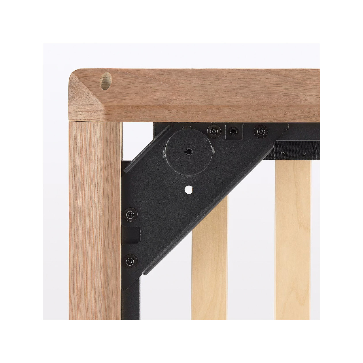 Łóżko systemowe podwójne 147 x 202 cm orzech