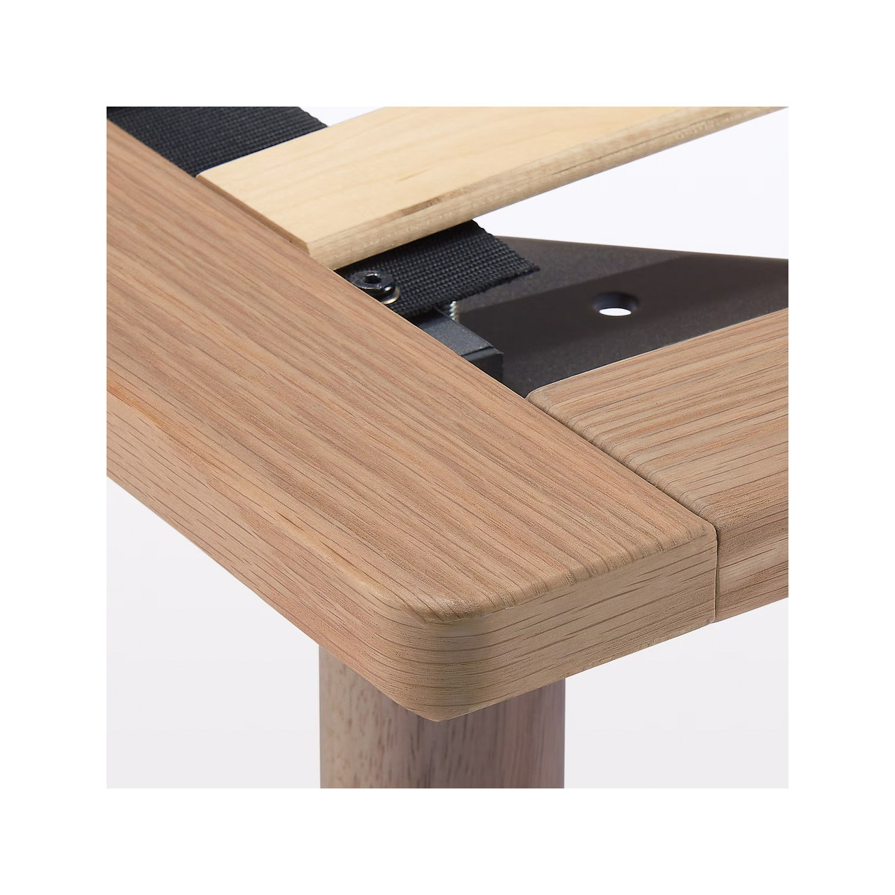 Łóżko systemowe podwójne 147 x 202 cm orzech