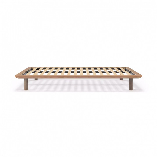 Łóżko systemowe podwójne 147 x 202 cm orzech