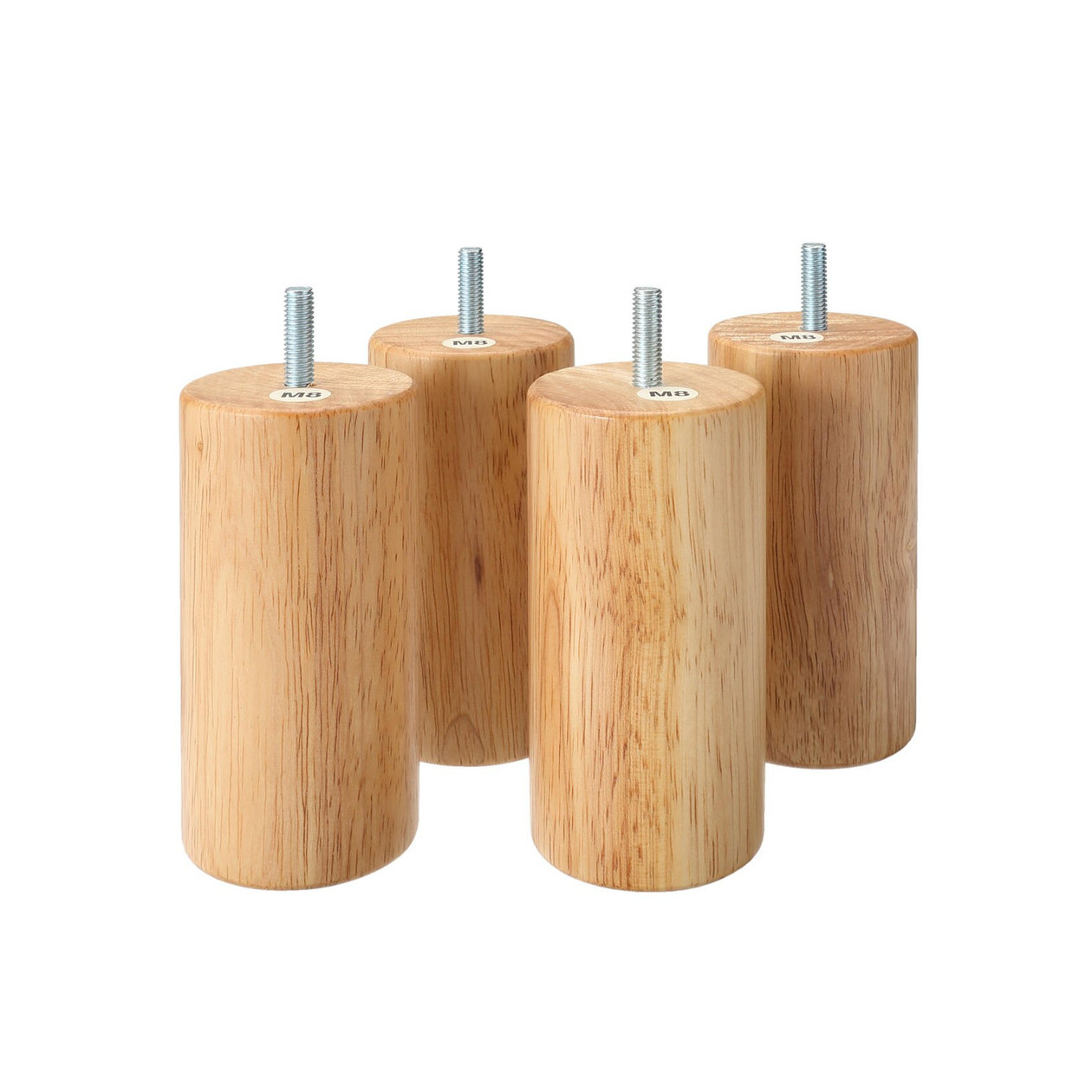 Nogi do łóżka systemowego dąb - 12cm