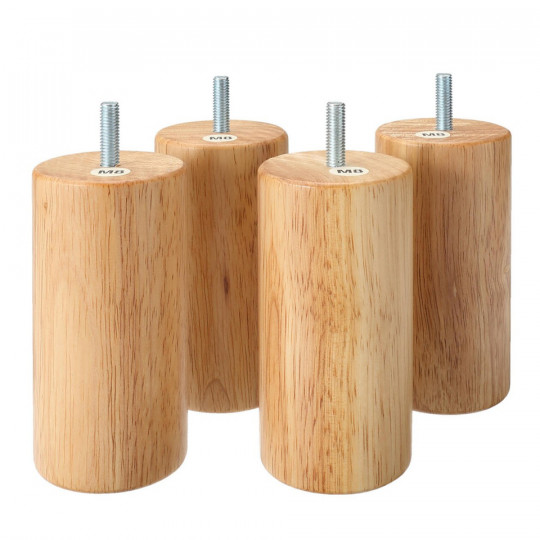 Nogi do łóżka systemowego dąb - 12cm