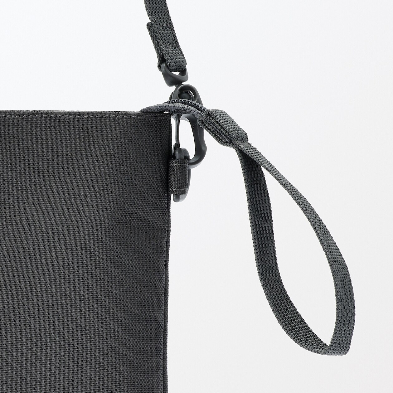 Torebka listonoszka mała grafitowa