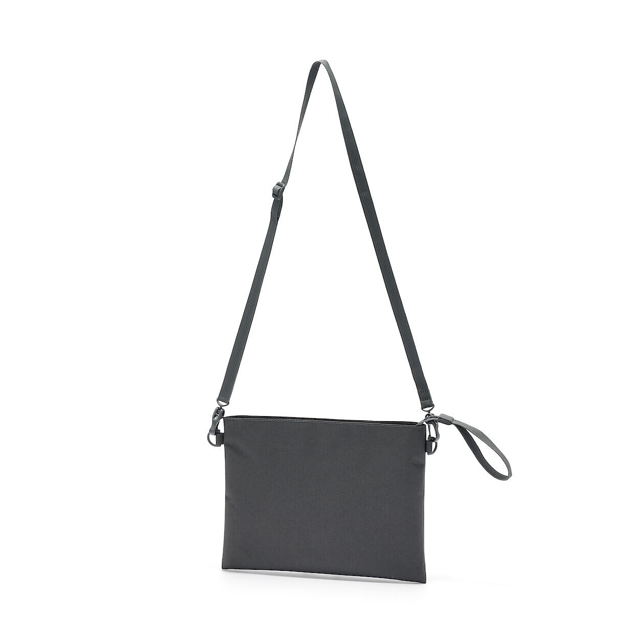 Torebka listonoszka mała grafitowa