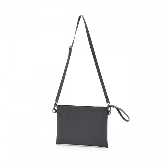 Torebka listonoszka mała grafitowa