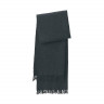 Szal wełniany grafitowy