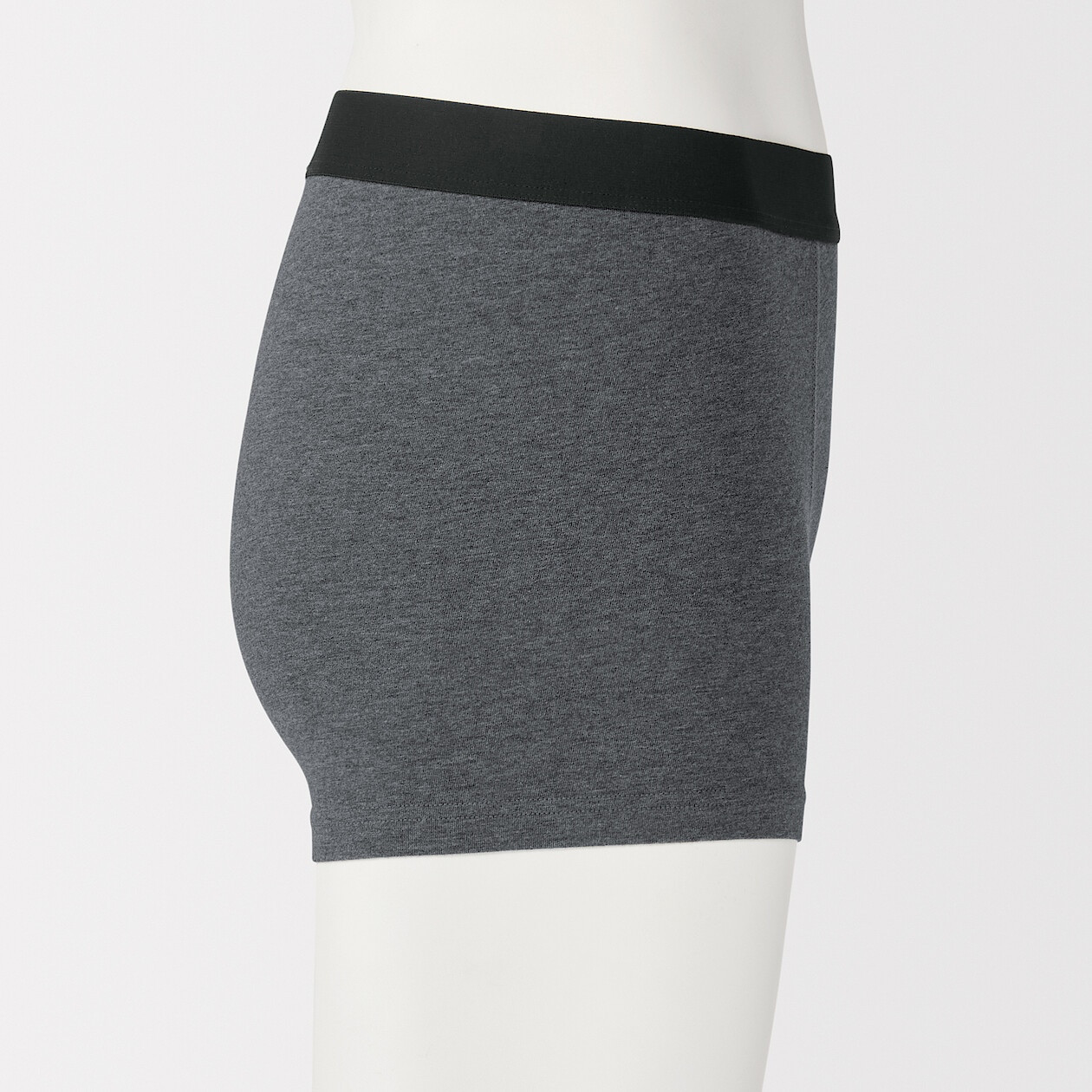 Bokserki z jerseyu krótkie grafitowe