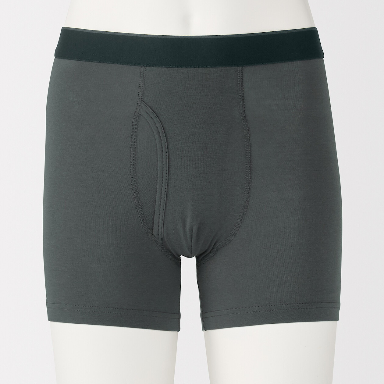 Bokserki z lyocellu długie szare