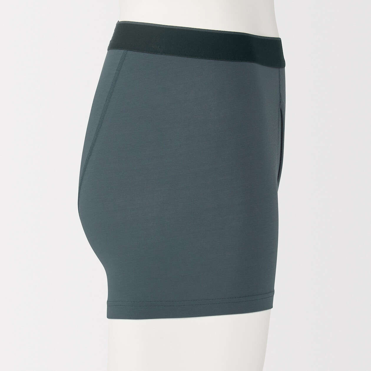 Bokserki z lyocellu długie niebieskie