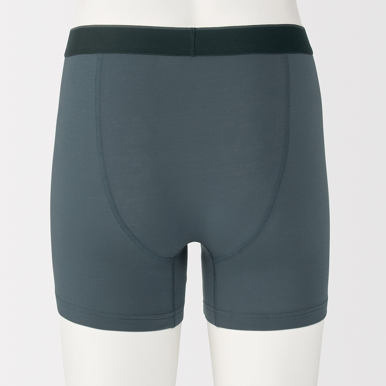 Bokserki z lyocellu długie niebieskie