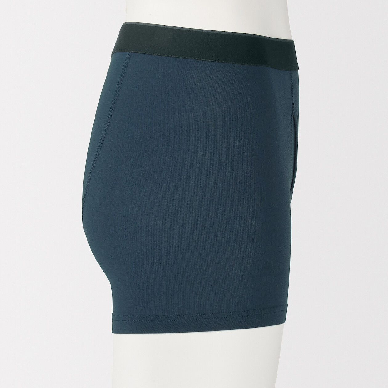 Bokserki z lyocellu długie granatowe