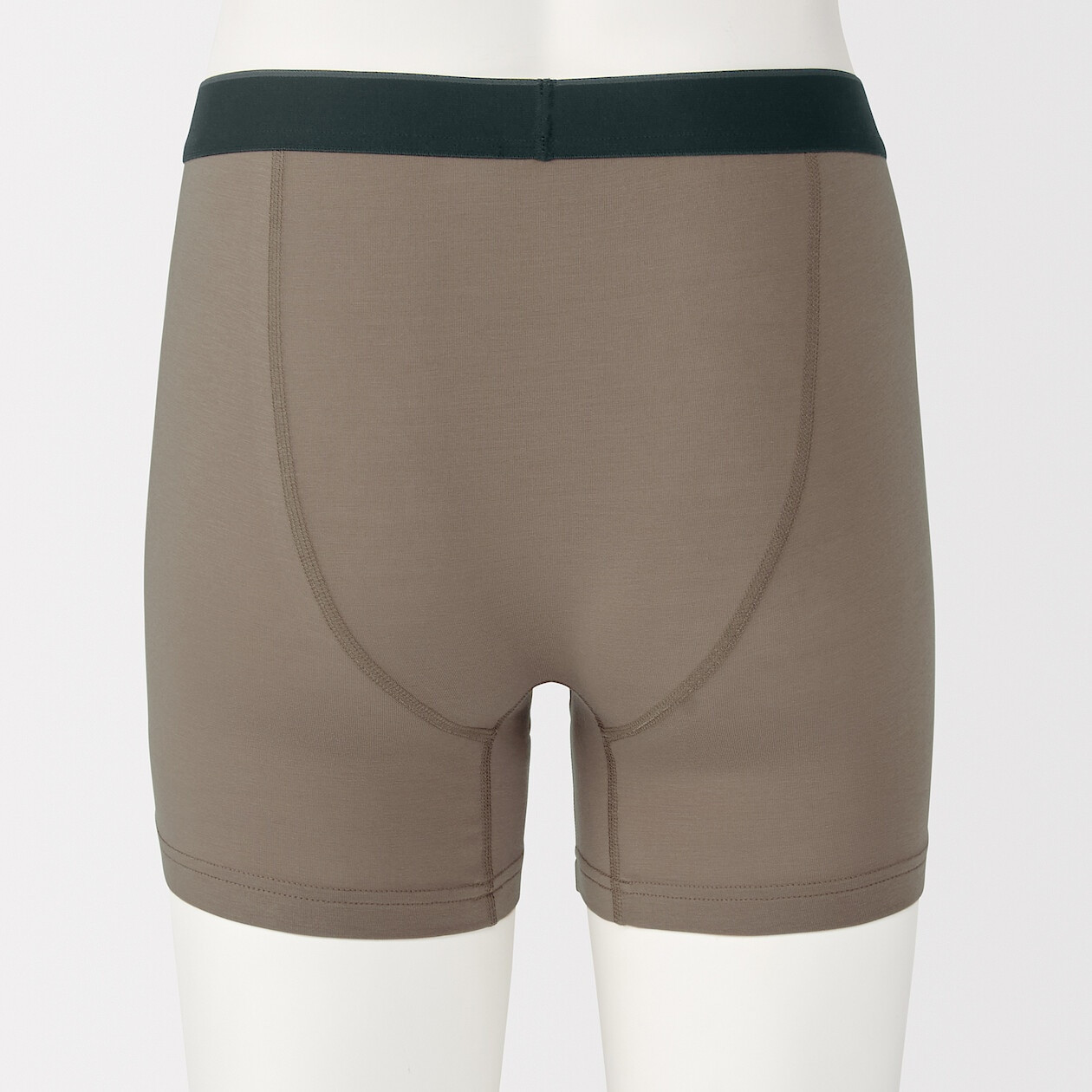 Bokserki z lyocellu długie brązowe