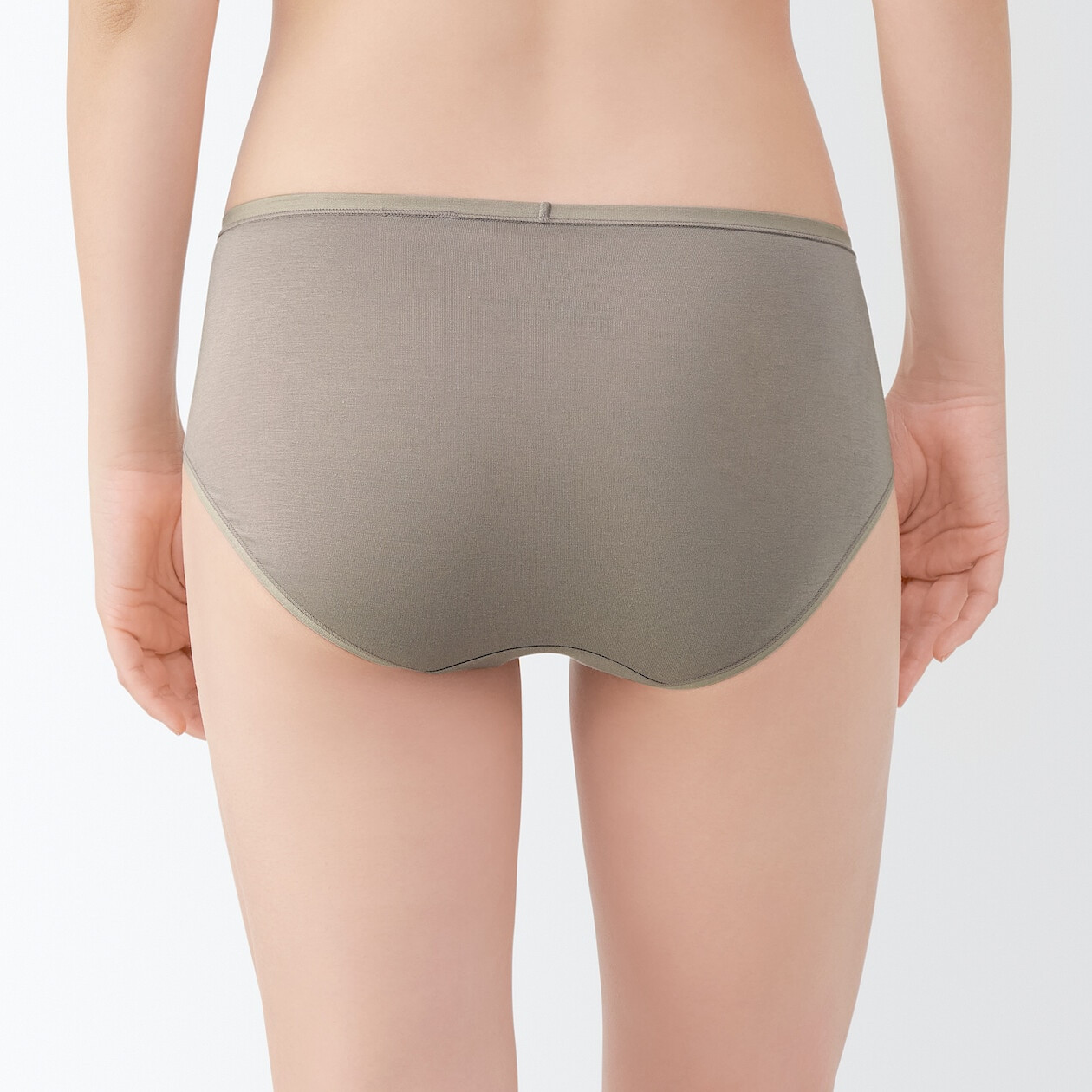 Figi z lyocellu brązowe