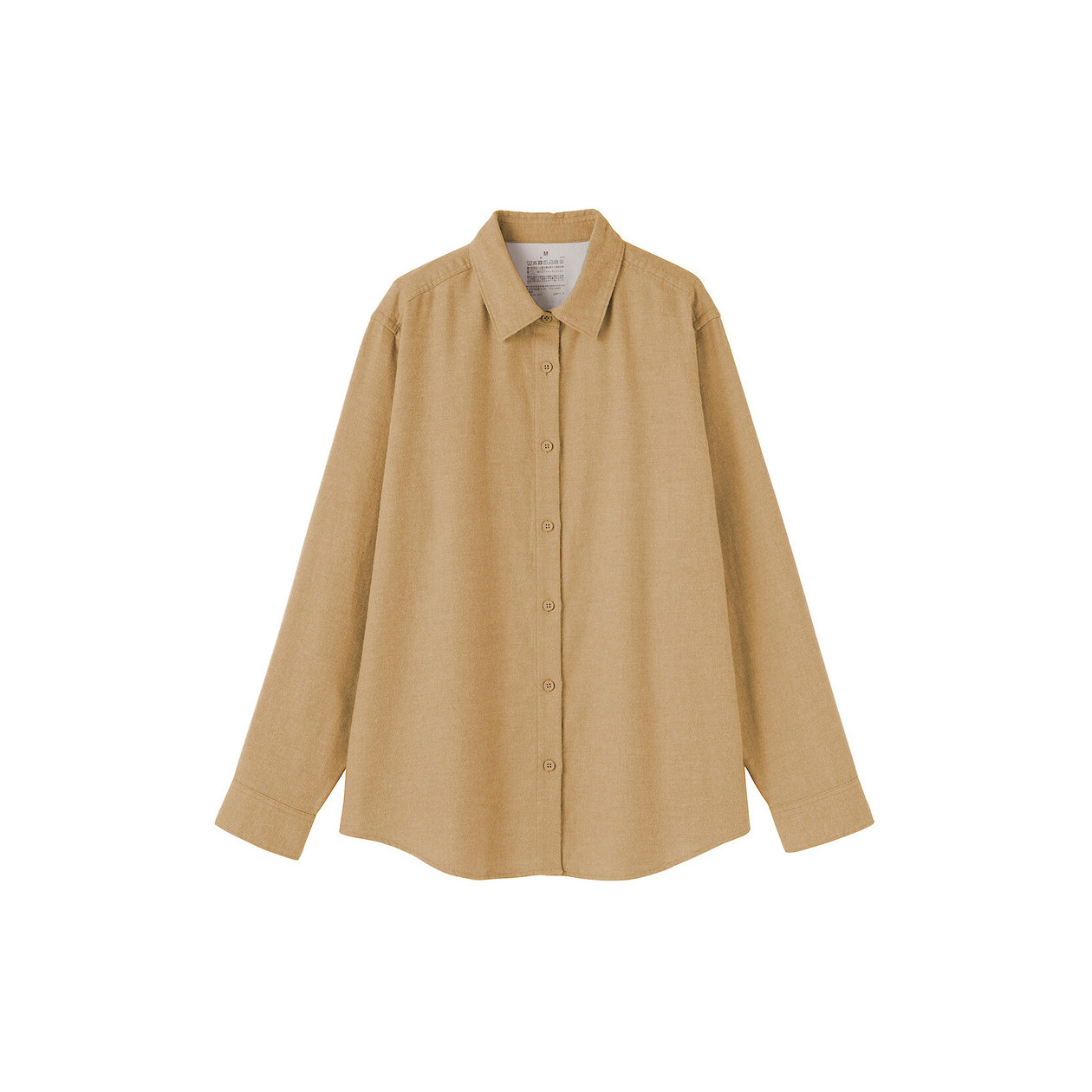 Koszula flanelowa musztardowa