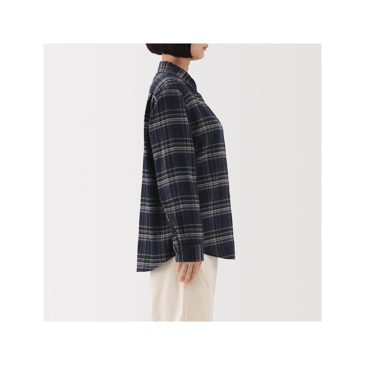 Koszula flanelowa granatowa