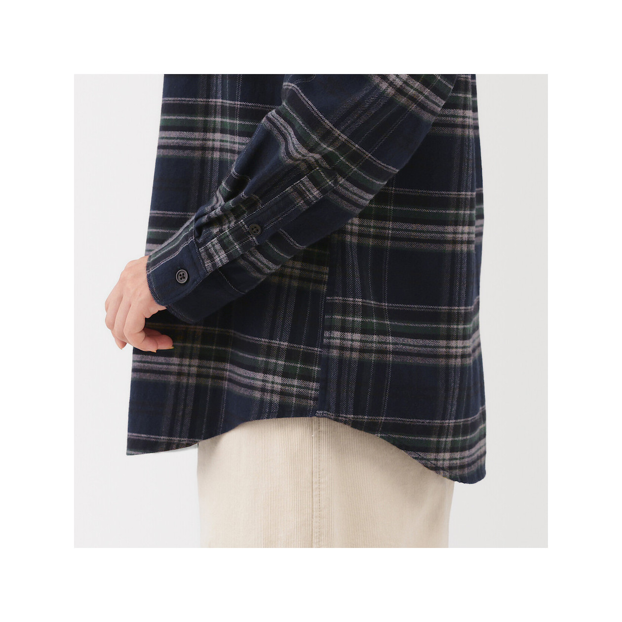 Koszula flanelowa granatowa