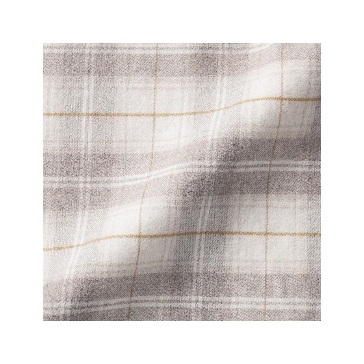 Koszula flanelowa w kratę biała