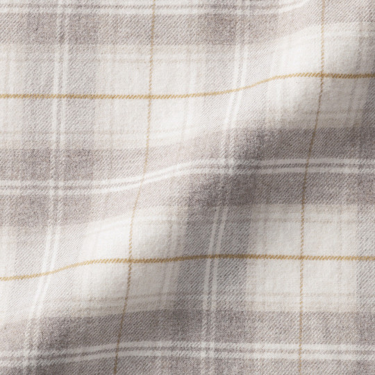 Koszula flanelowa w kratę biała