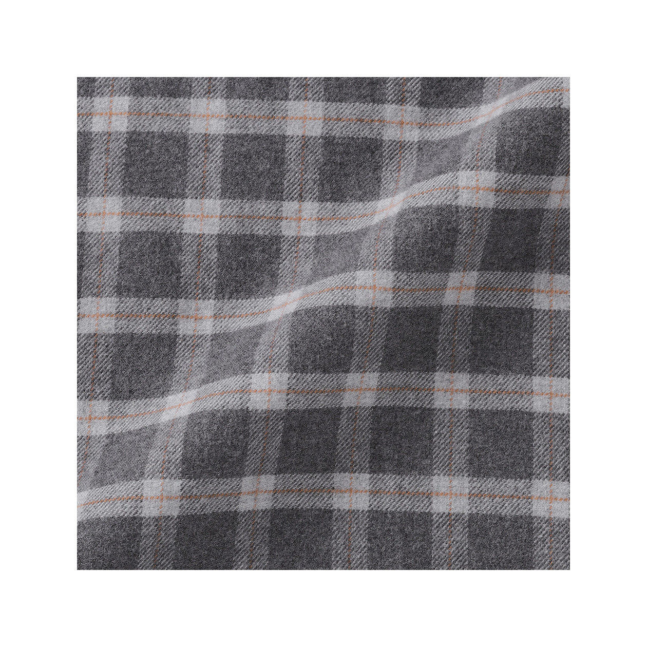 Koszula flanelowa w kratę szara