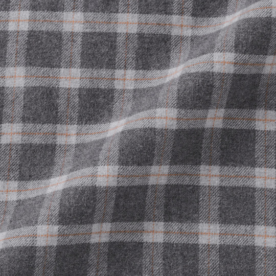 Koszula flanelowa w kratę szara