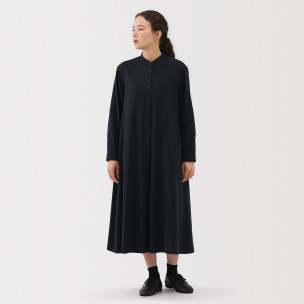 Sukienka flanelowa granatowa