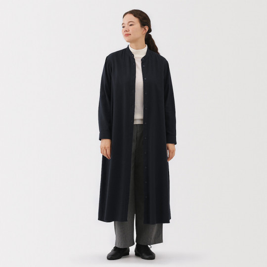 Sukienka flanelowa granatowa