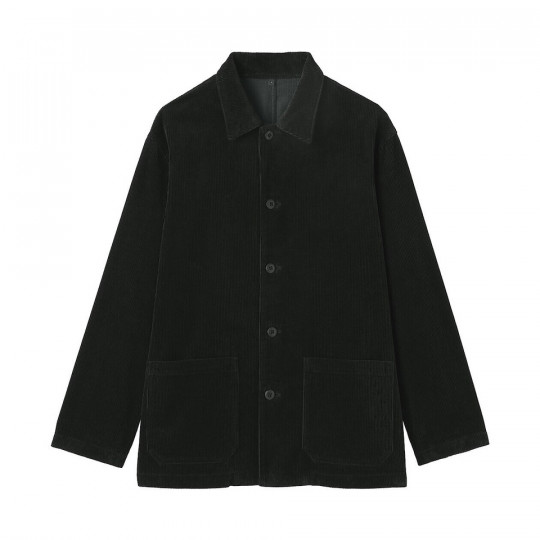 Kurtka koszulowa sztruksowa czarna