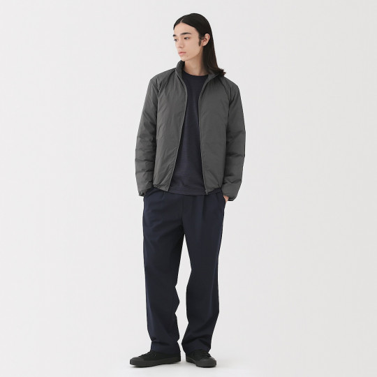 Lekka kurtka puchowa szara