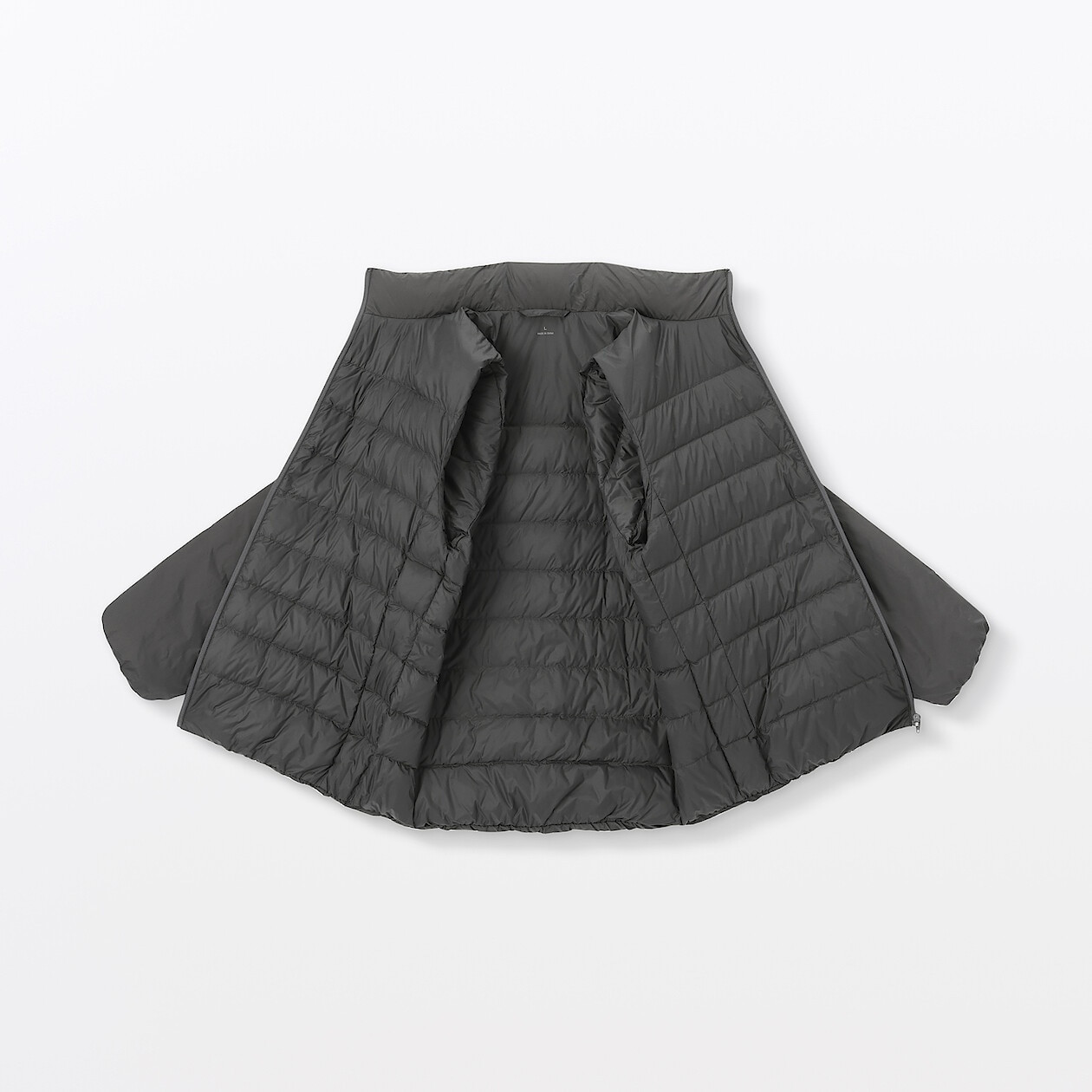 Lekka kurtka puchowa szara