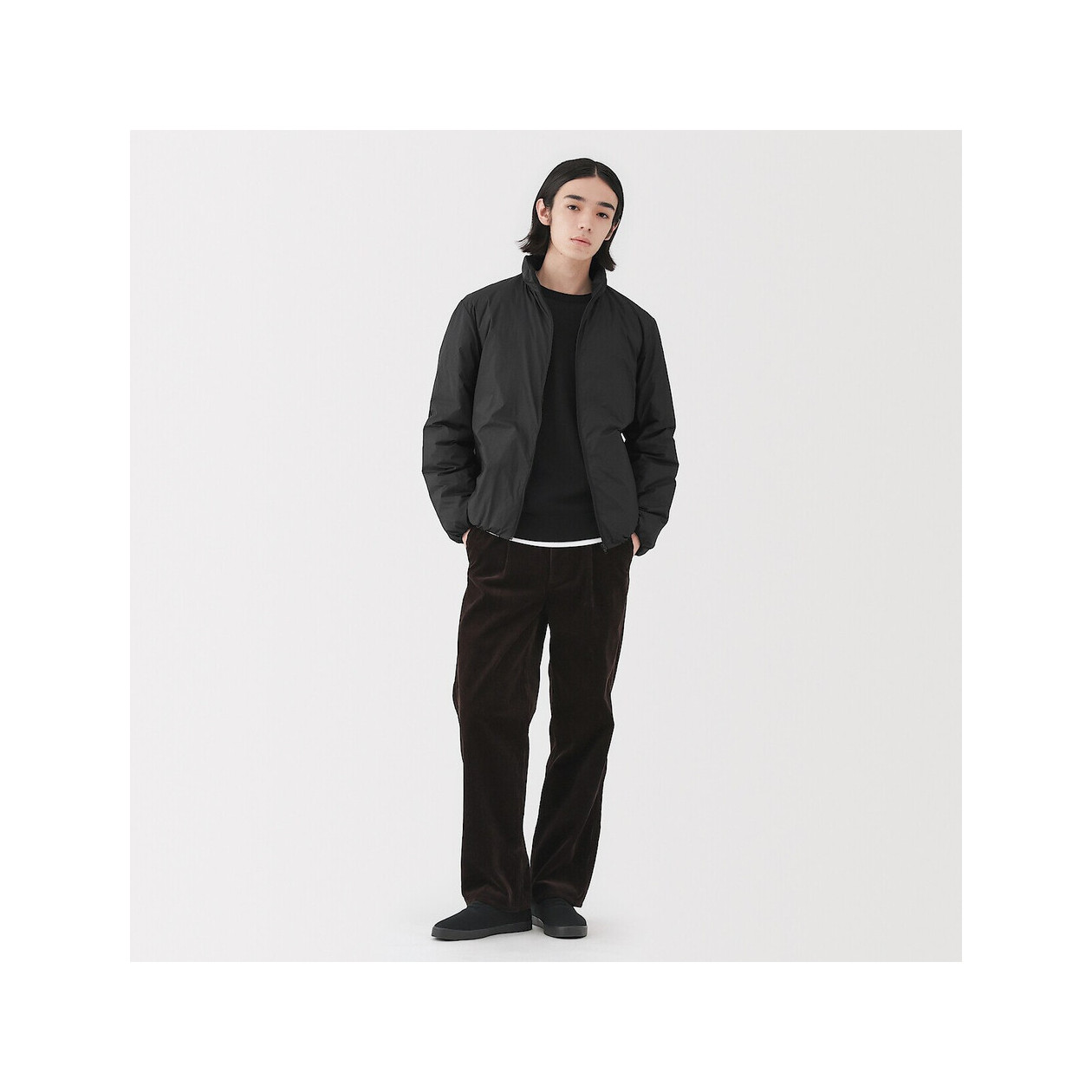 Lekka kurtka puchowa czarna