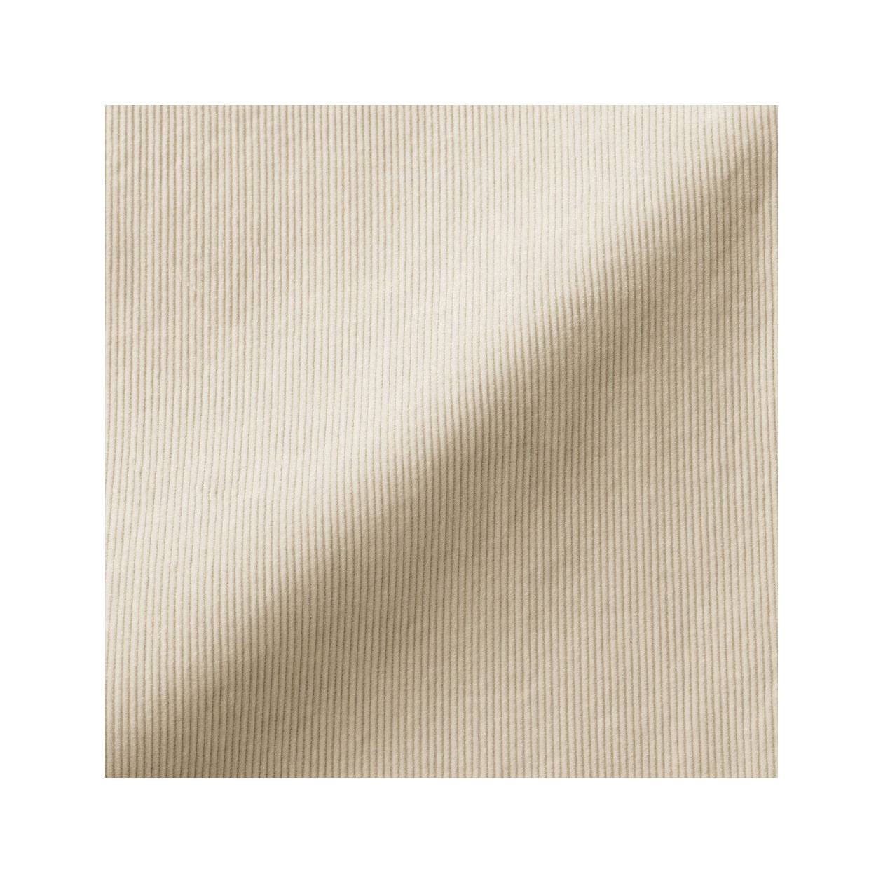 Spodnie sztruksowe z kapoku kremowe