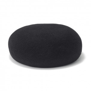 Beret wełniany czarny