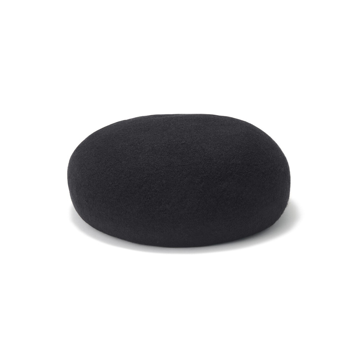 Beret wełniany czarny