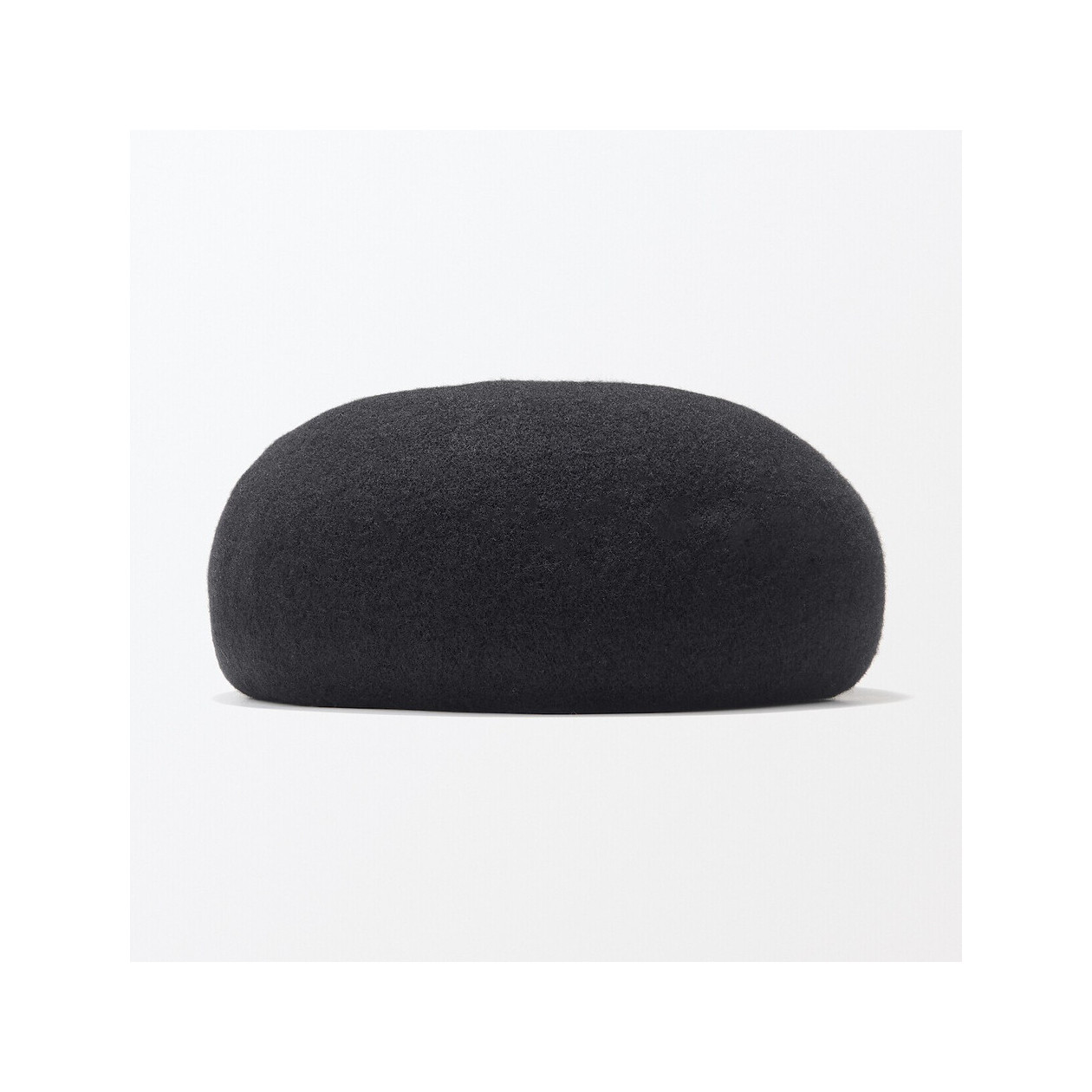 Beret wełniany czarny