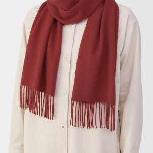 Szalik wełniany czerwony