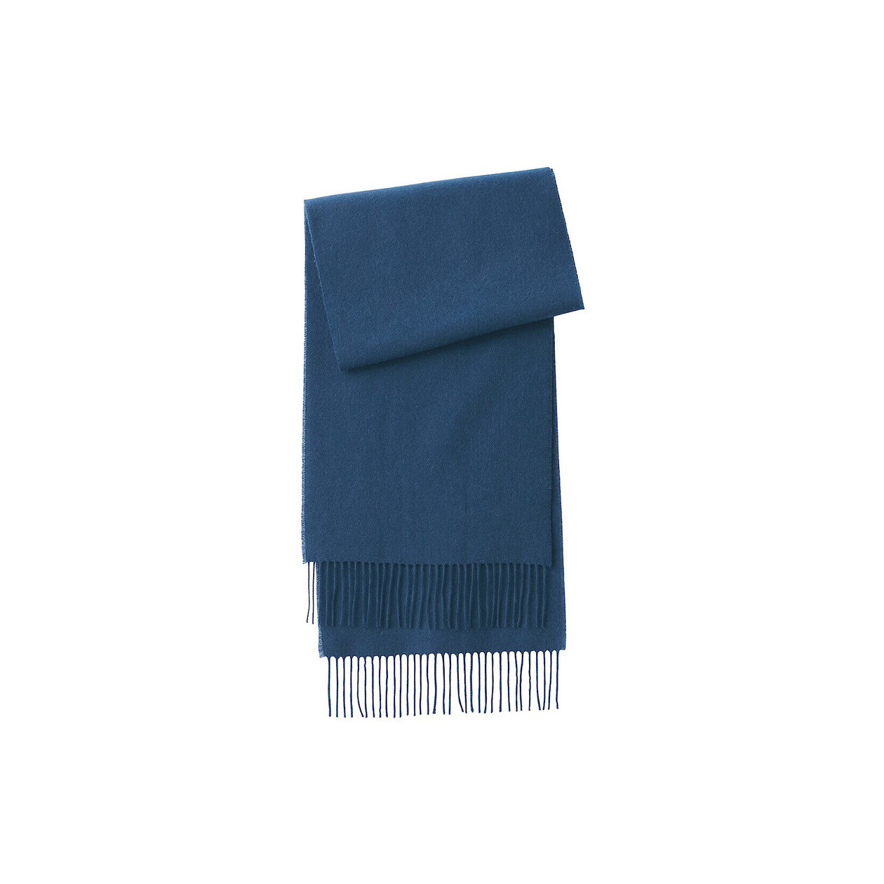 Szalik wełniany niebieski